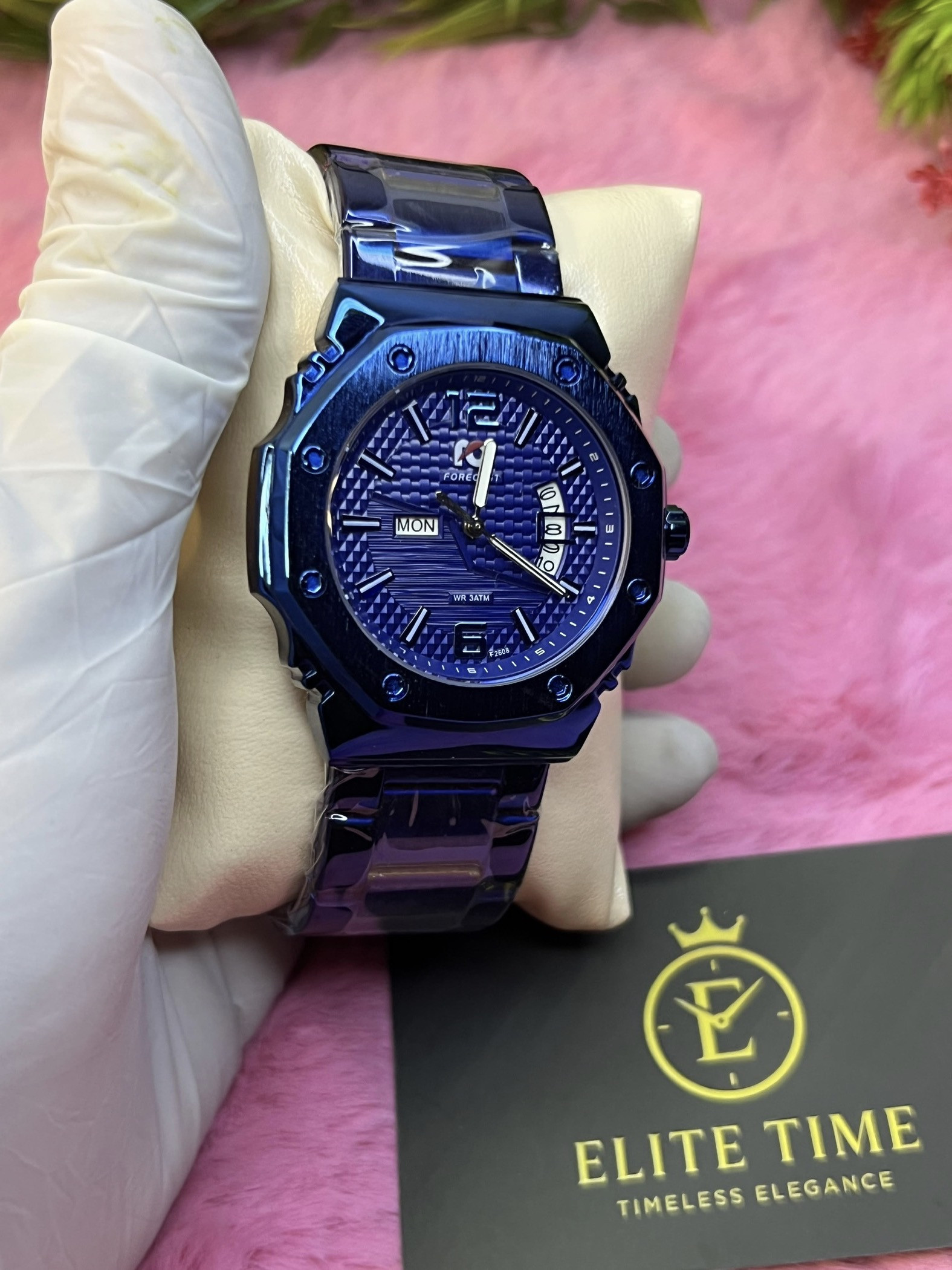 Forecast F2608 Blue Stainless Steel Men's Watch